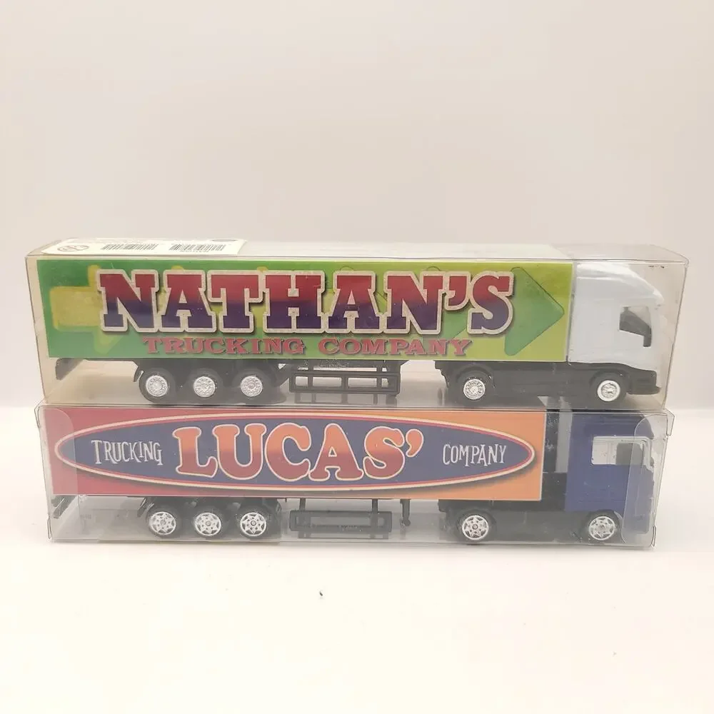 Swibco Trucking Company Toy Semi Truck Set of 10 New in package Green Orange